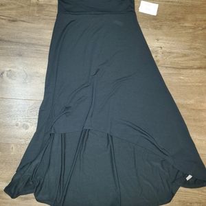 NWT- lularoe black olivia high low skirt (black)